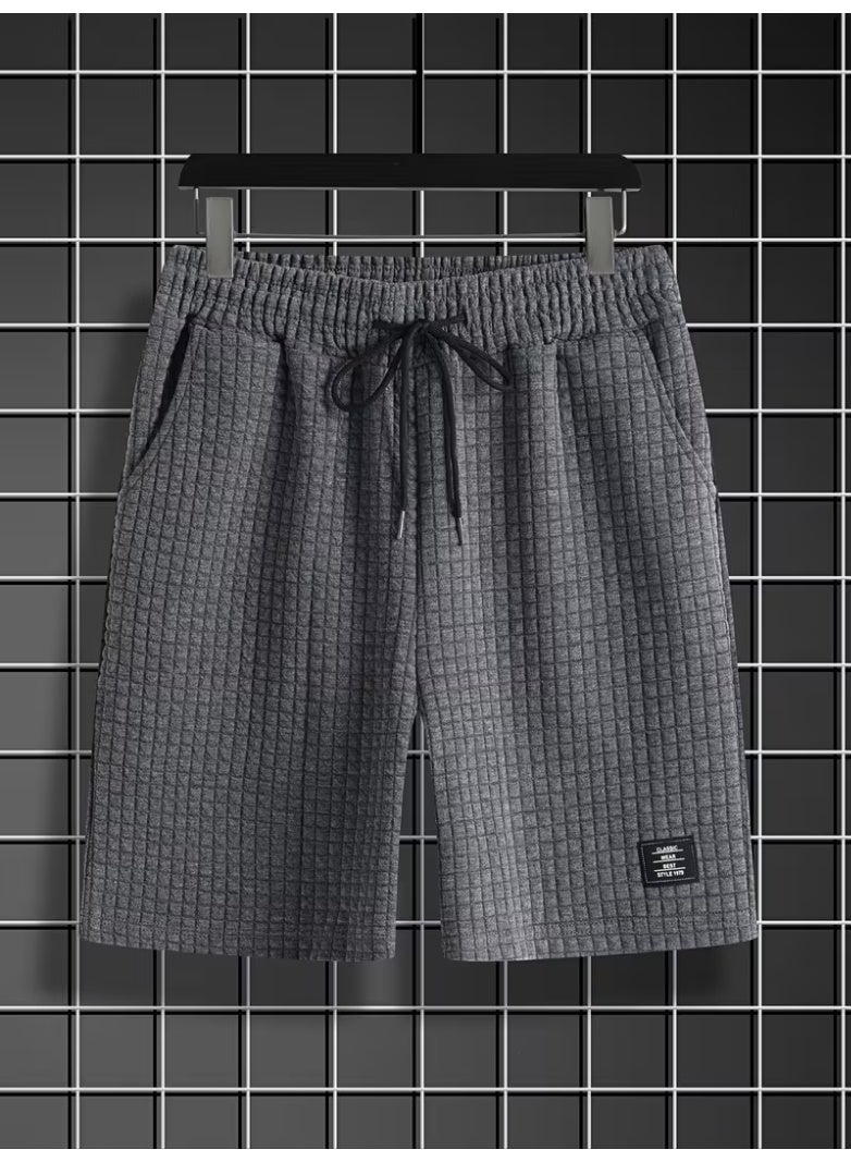Summer Men'S Fashion Casual Suit Sleeveless Vest + Shorts Two-Piece Suit - Image 4